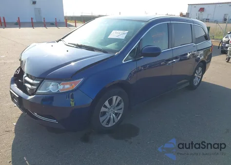 2015 Honda Odyssey Ex-L z USA, uszkodzony, nr VIN 5FNRL5H66FB115233